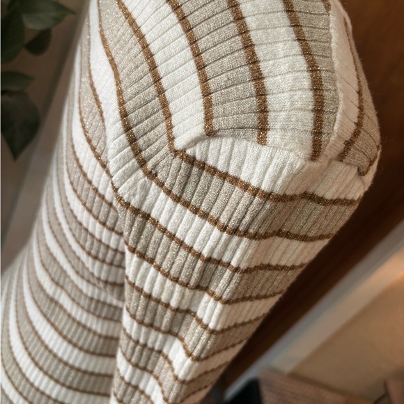 Nine west, striped sweater. - Picture 3 of 12